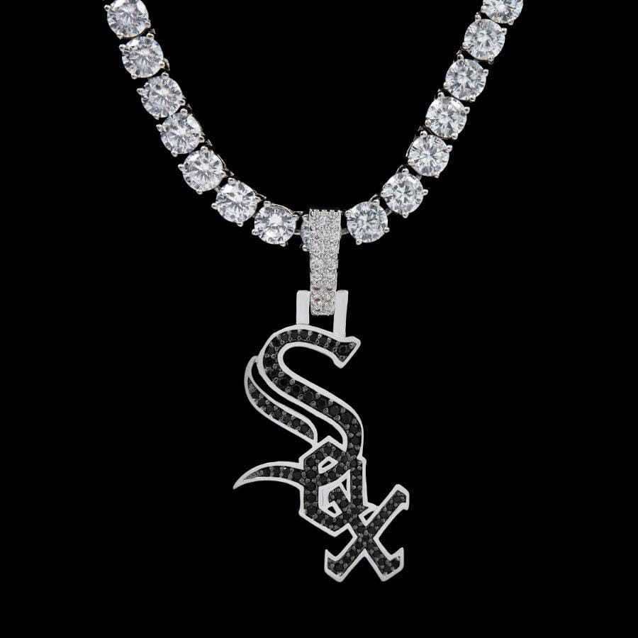 GLD Men Chicago White Sox Official MLB Logo Pendant
