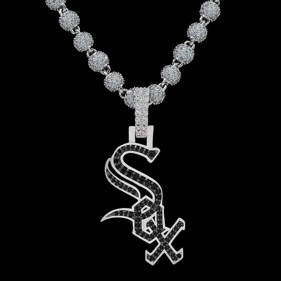 GLD Men Chicago White Sox Official MLB Logo Pendant