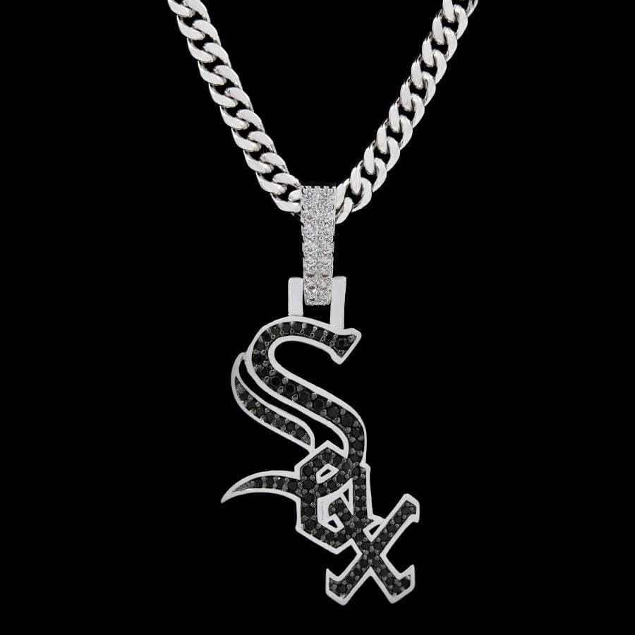 GLD Men Chicago White Sox Official MLB Logo Pendant