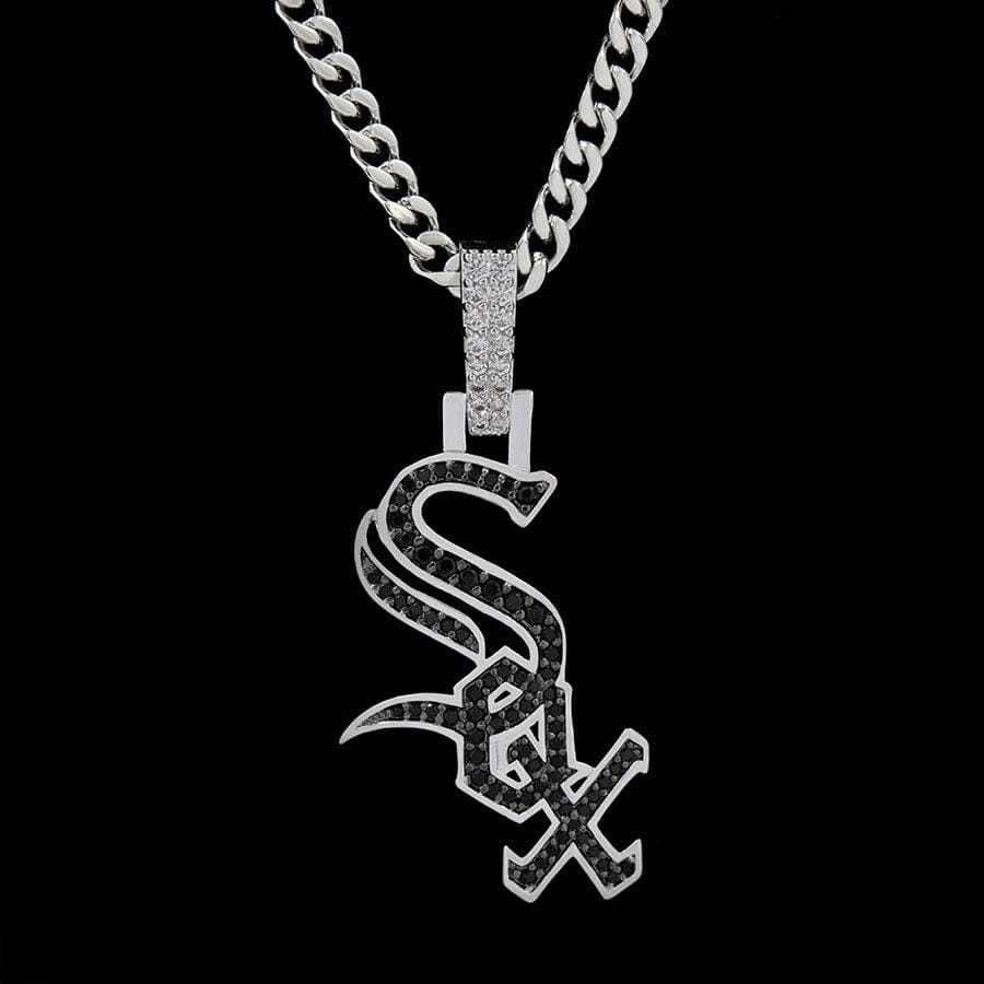 GLD Men Chicago White Sox Official MLB Logo Pendant
