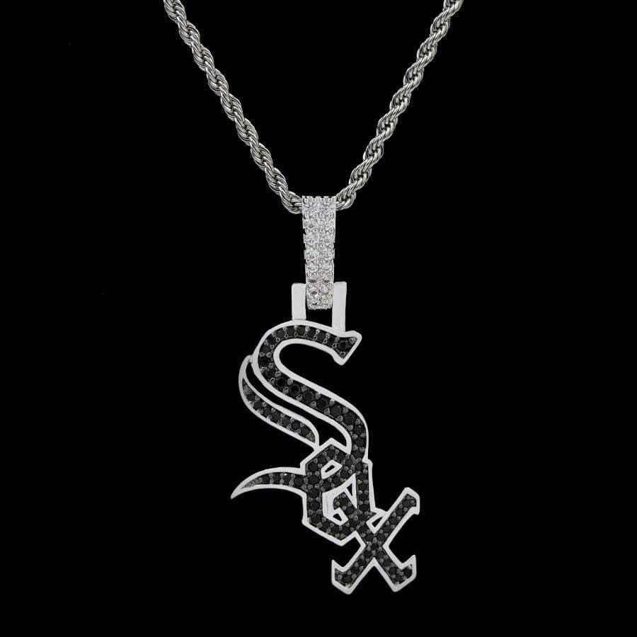 GLD Men Chicago White Sox Official MLB Logo Pendant