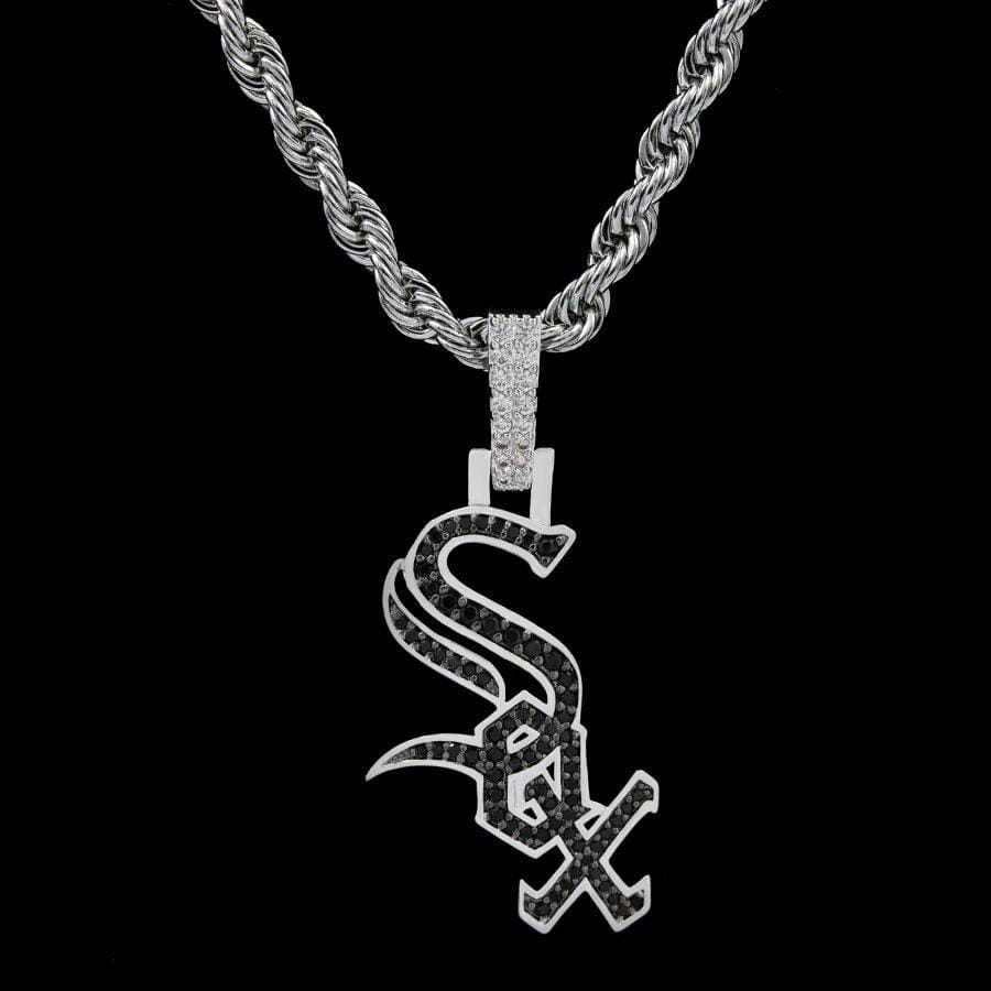 GLD Men Chicago White Sox Official MLB Logo Pendant