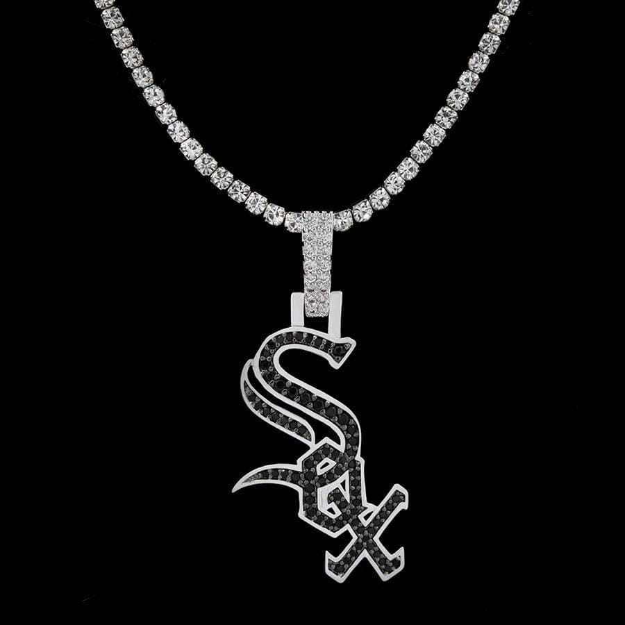 GLD Men Chicago White Sox Official MLB Logo Pendant