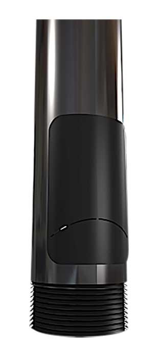 Crimson 3-Foot Ceiling Mount Extension Column in Black - E3 - image 3