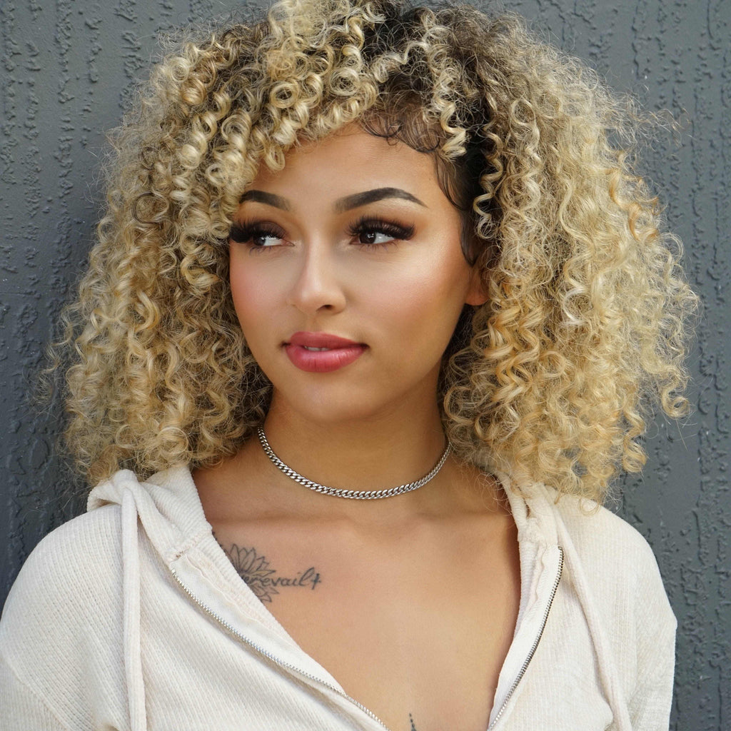 GLD PROMO - WOMEN Cuban Link Choker in White Gold - 5mm