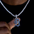 GLD Men Detroit Tigers Official MLB Logo Pendant