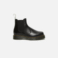 Dr. Martens 2976 Bex Squared Toe Leather Chelsea Boots - Black Polished Smooth