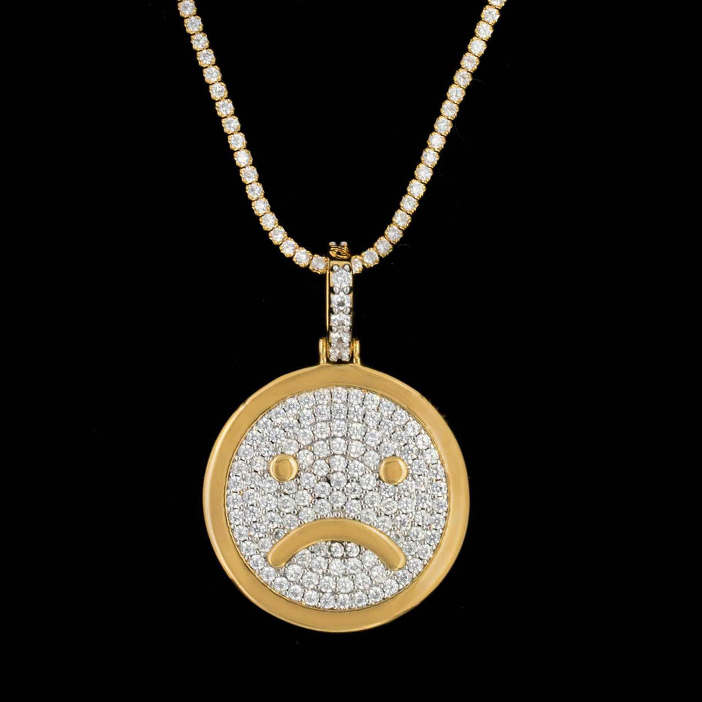 GLD Men Happy/Sad Pendant