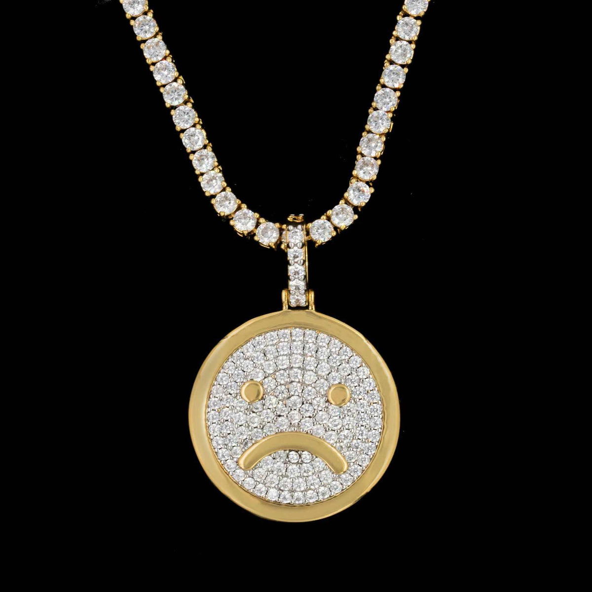 GLD Men Happy/Sad Pendant