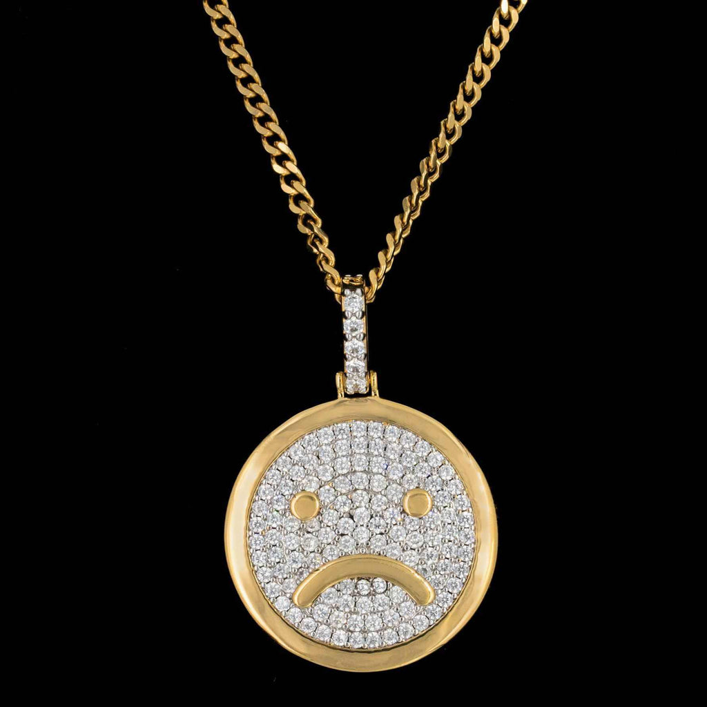 GLD Men Happy/Sad Pendant