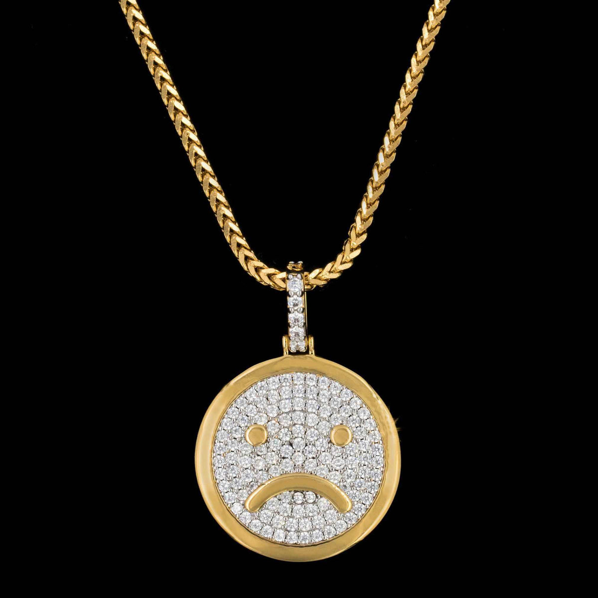 GLD Men Happy/Sad Pendant