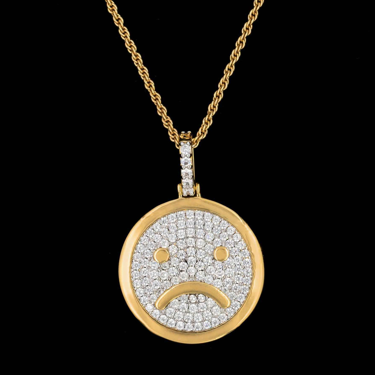 GLD Men Happy/Sad Pendant