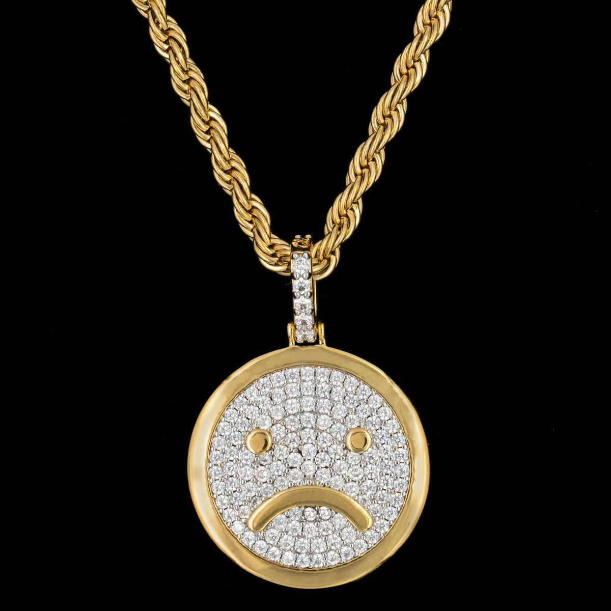 GLD Men Happy/Sad Pendant