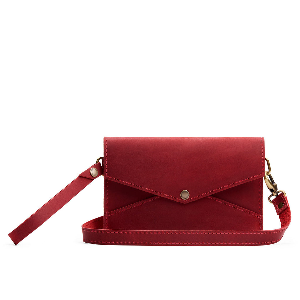 Phoenix | Envelope shaped clutch wallet with crossbody strap
