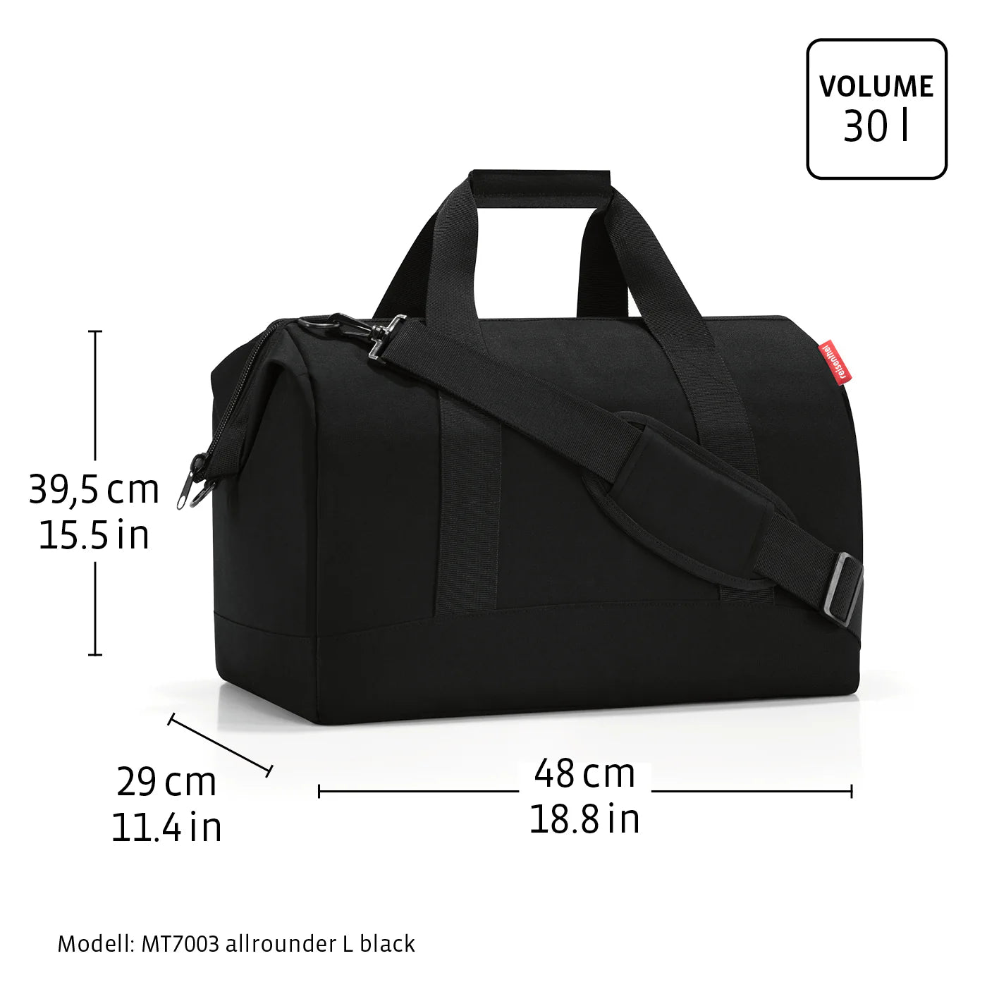 Allrounder L Rhombus Black