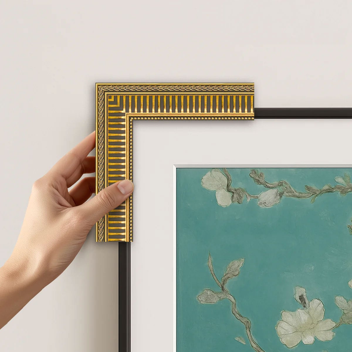 Frame My TV Samsung The Frame 85" Slim Frame In Empire Gold - FRM-SF-P6251-85-2021 - image 6
