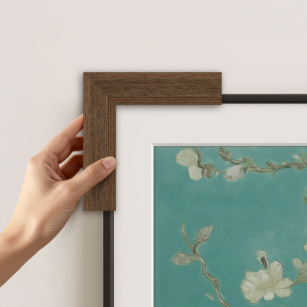 Frame My TV Samsung The Frame 50" Slim Frame In Museum Walnut - FRM-SF-P6033-50-2021 - image 6