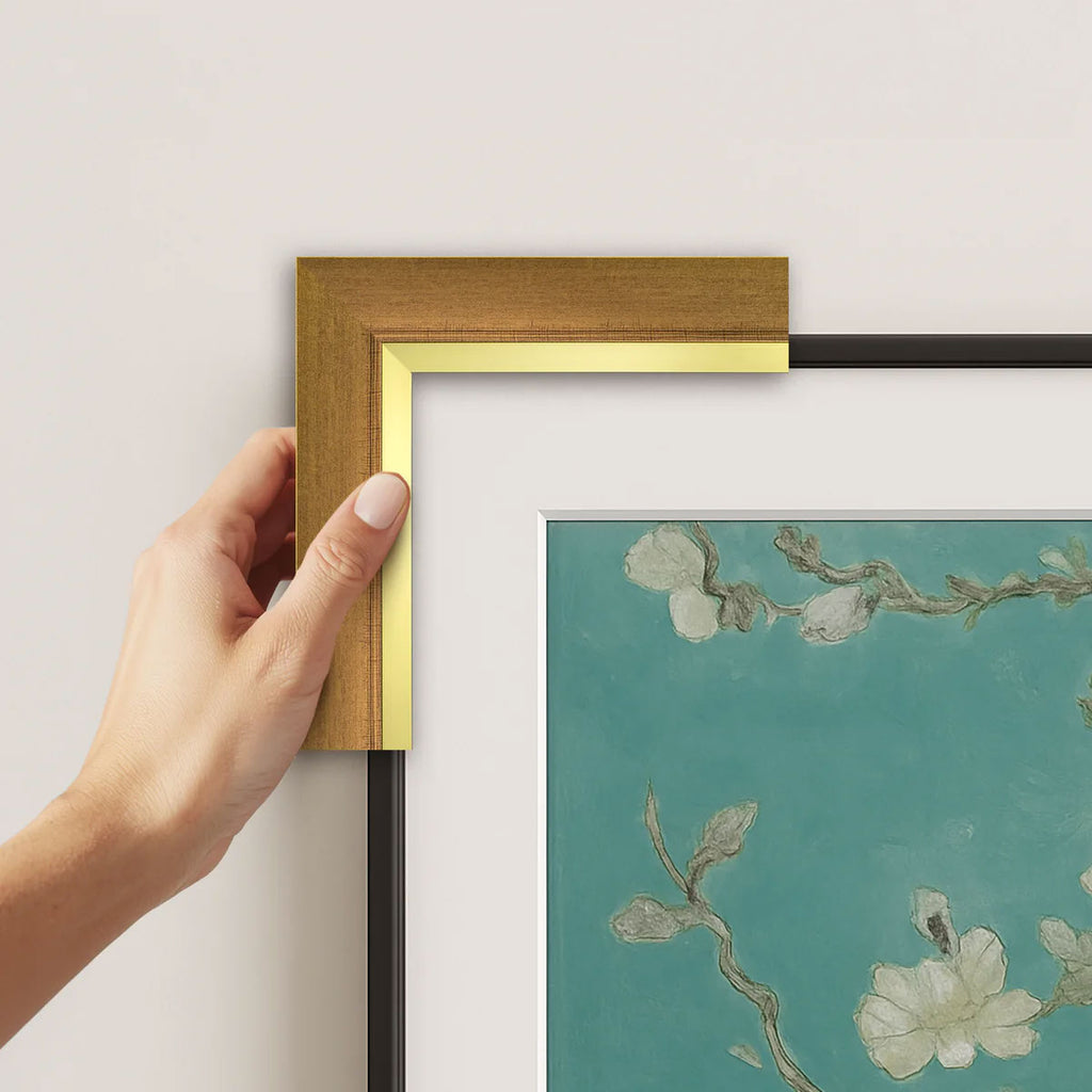 Frame My TV Samsung The Frame 43" Slim Frame In Modern Gold Leaf - FRM-SF-P6142-43-2021 - image 6
