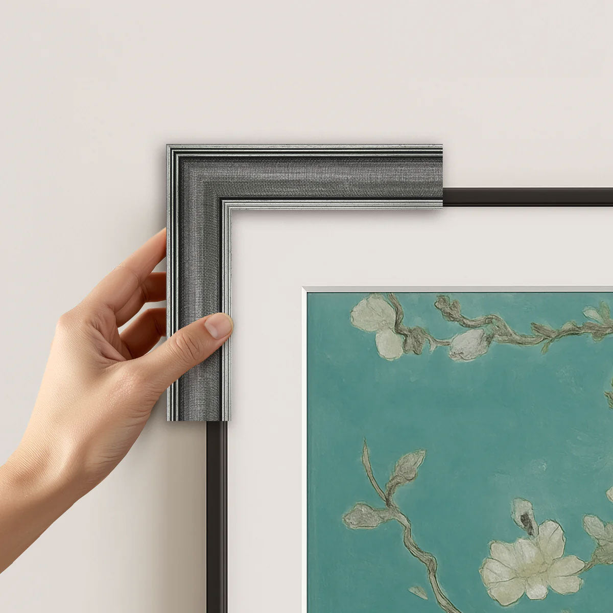 Frame My TV Samsung The Frame 43" Slim Frame In Industrial Iron - FRM-SF-P6368-43-2021 - image 6
