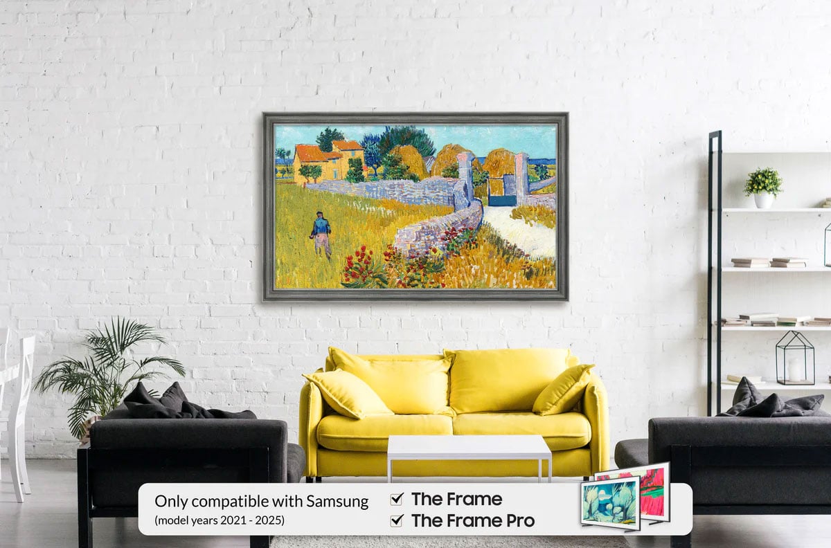 Frame My TV Samsung The Frame 75" Slim Frame In Industrial Iron - FRM-SF-P6368-75-2021 - image 3