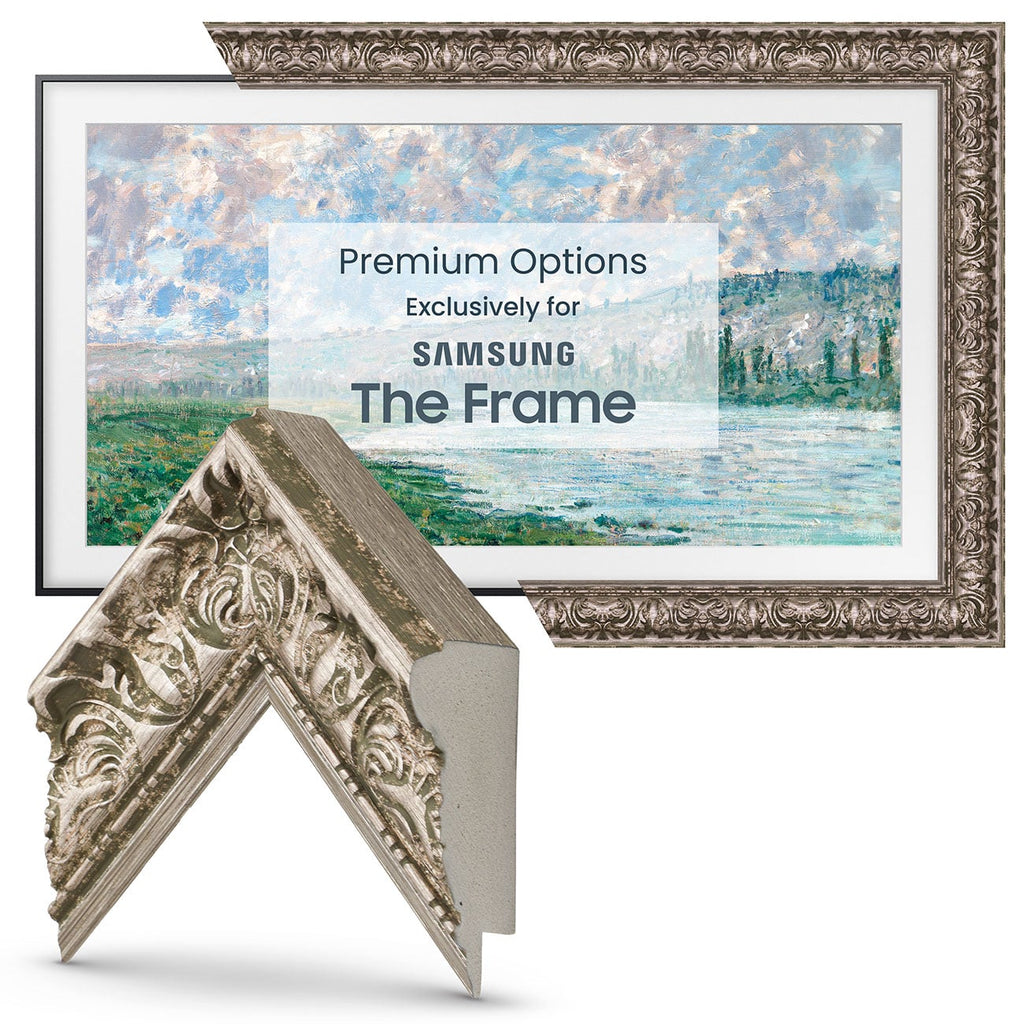 Frame My TV Samsung The Frame  98" Premiere Frame In Tuscan Silver - FRM-SF-D5086-98-2026 - image 2