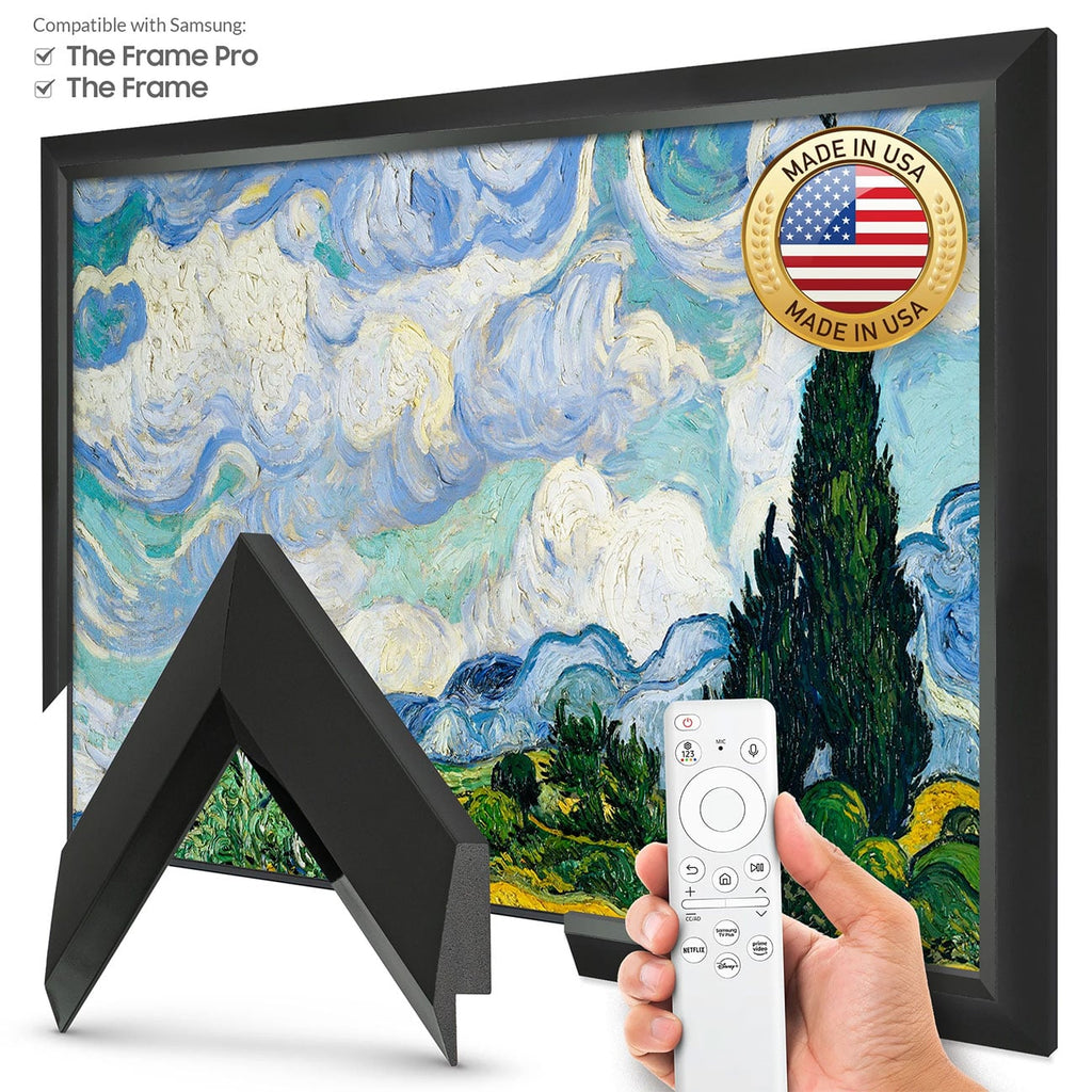 Frame My TV Samsung The Frame 65" Slim Frame In Modern Tuxedo Black - FRM-SF-P6144-65-2021 - image 2