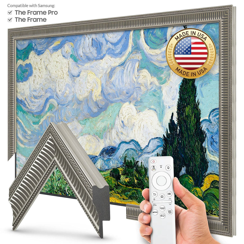 Frame My TV Samsung The Frame 43" Slim Frame In Empire Silver - FRM-SF-P6253-43-2021 - image 2