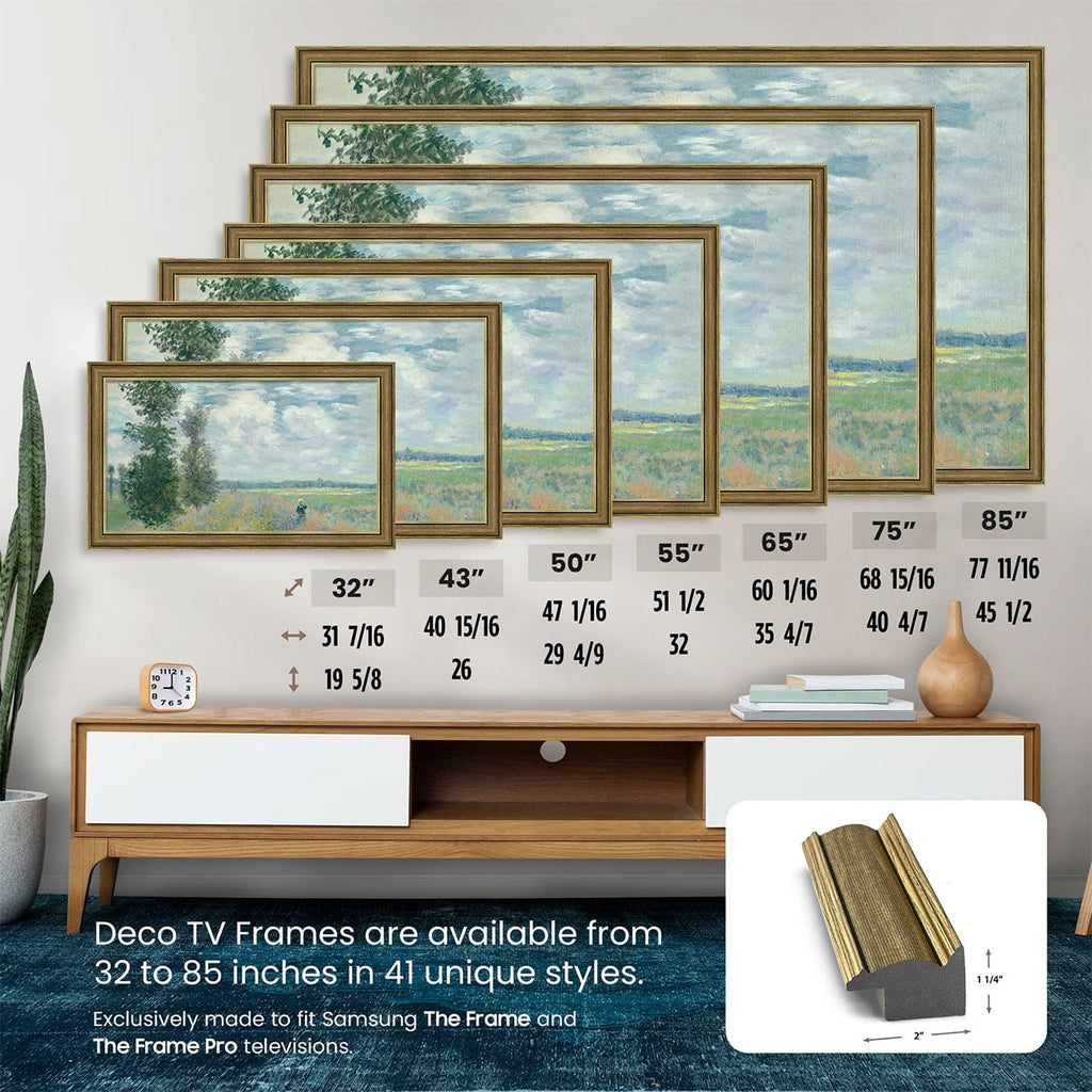 Frame My TV Samsung The Frame 75" Premiere Slim Frame In Industrial Brass - FRM-SF-P6362-75-2021 - image 5