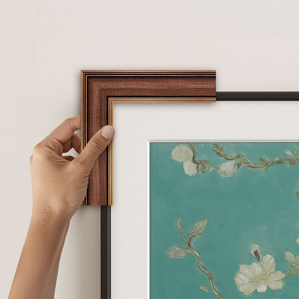 Frame My TV Samsung The Frame 32" Slim Frame In Industrial Copper - FRM-SF-P6366-32-2021 - image 4