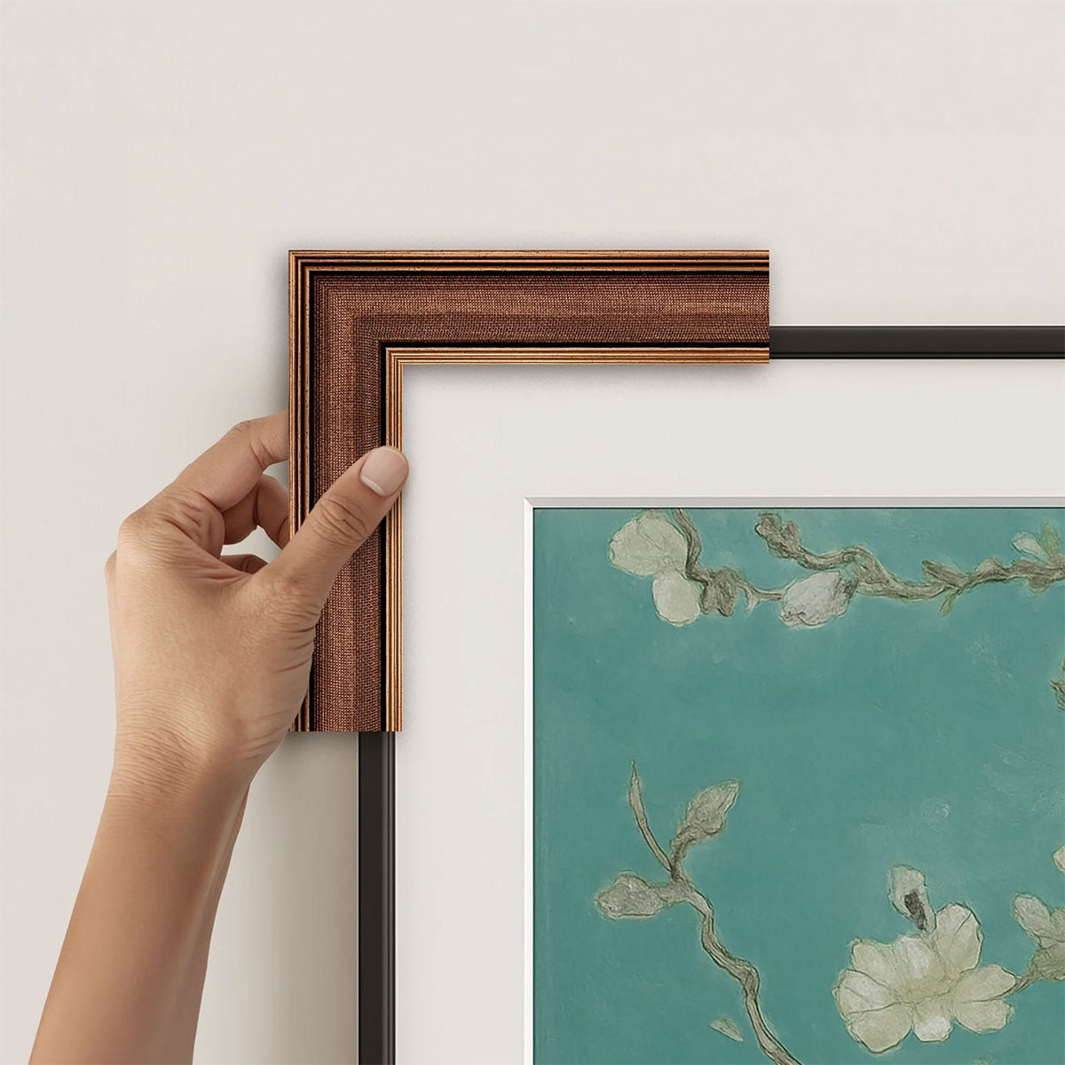 Frame My TV Samsung The Frame 43" Slim Frame In Industrial Copper - FRM-SF-P6366-43-2021 - image 4