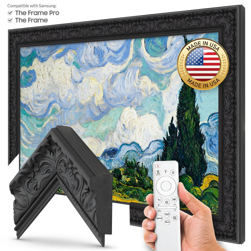 Frame My TV Samsung The Frame 55" Premiere Frame In Tuscan Matte Black - FRM-SF-P5089-55-2021 - image 2