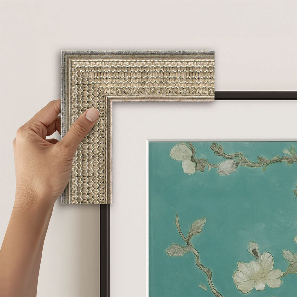 Frame My TV Samsung The Frame 55" Frame In Gatsby Silver - FRM-SF-P5212-55-2021 - image 3