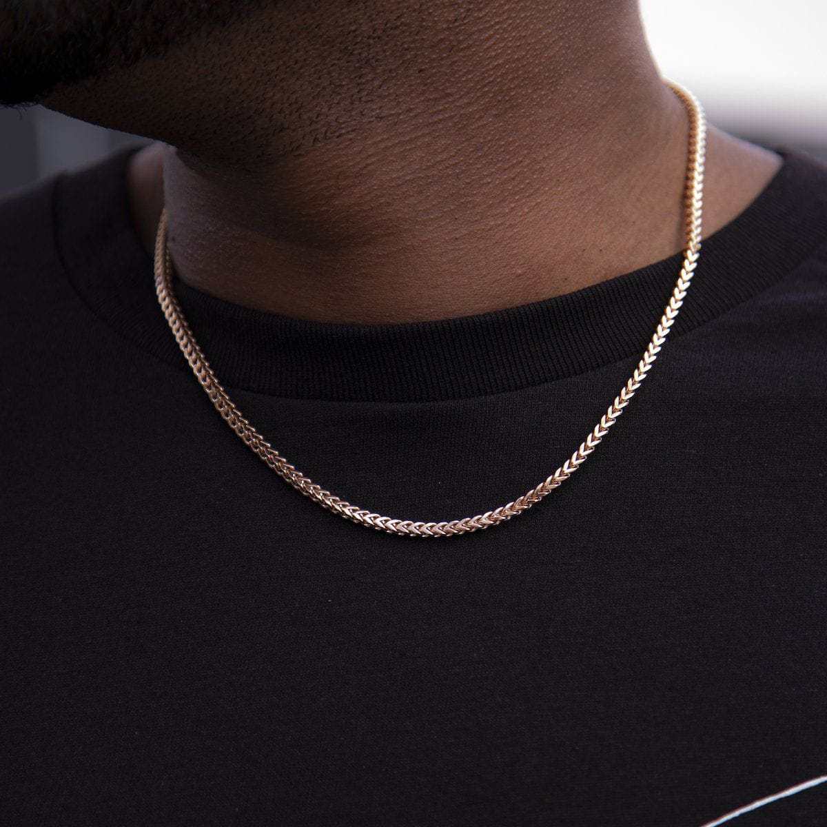 GLD PROMO Franco Chain in Rose Gold - 3mm