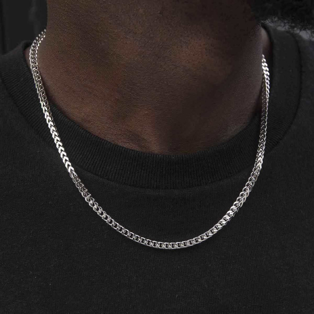 GLD PROMO Franco Chain in White Gold - 3mm