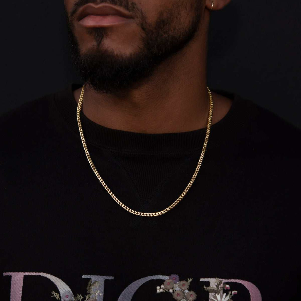 GLD PROMO Franco Chain in Yellow Gold - 4mm