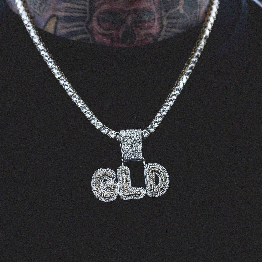 Custom Jewelry GLD's 2-Tone Layered Font - Additional Letters