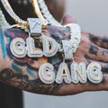 GLD Men GLD's Name Plate 2-Tone Custom Layered Font
