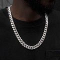 GLD Men GLD Signature Cuban in White Gold - 12mm