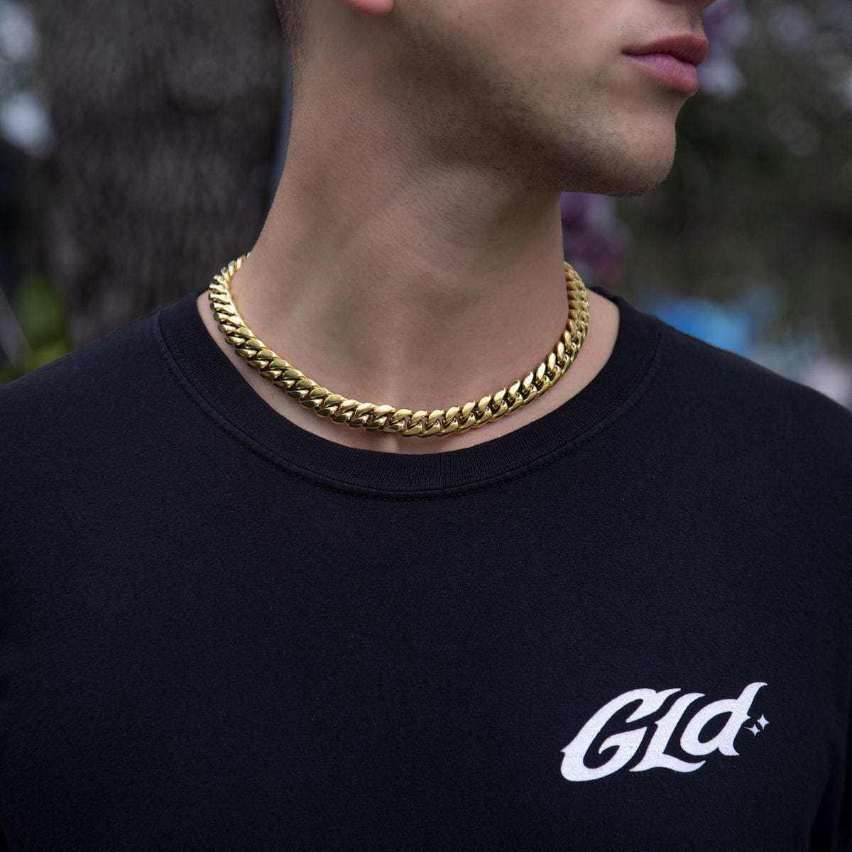 GLD Signature Cuban in Yellow Gold- 12mm - The GLD Shop