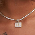 GLD Women New York Giants Official NFL Micro Logo Pendant - Yellow Gold