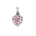 Womens MAS Micro Iced Pink Heart