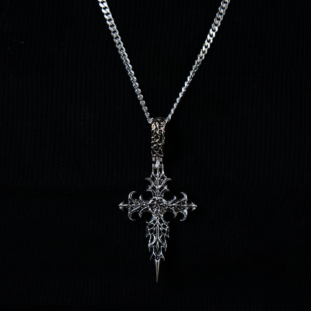 GLD Men Motivo Drago Cross Pendant