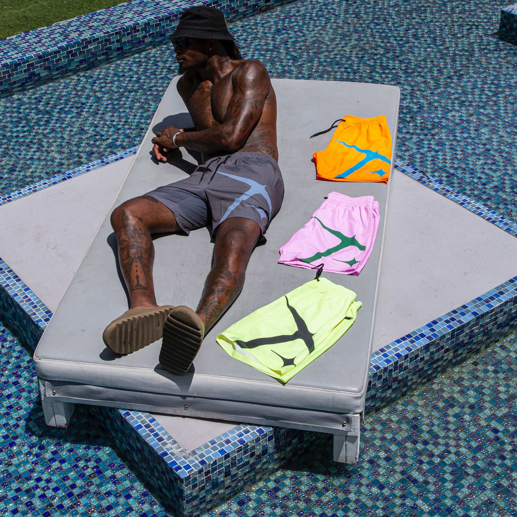 GLD PROMO Grey Summer Board Shorts