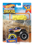 Hot Wheels 1:64 Collection Monster Truck With Extra Car (Styles May Vary) - MTTGRH81 - image 1
