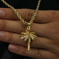 GLD Men Iced Palm Tree
