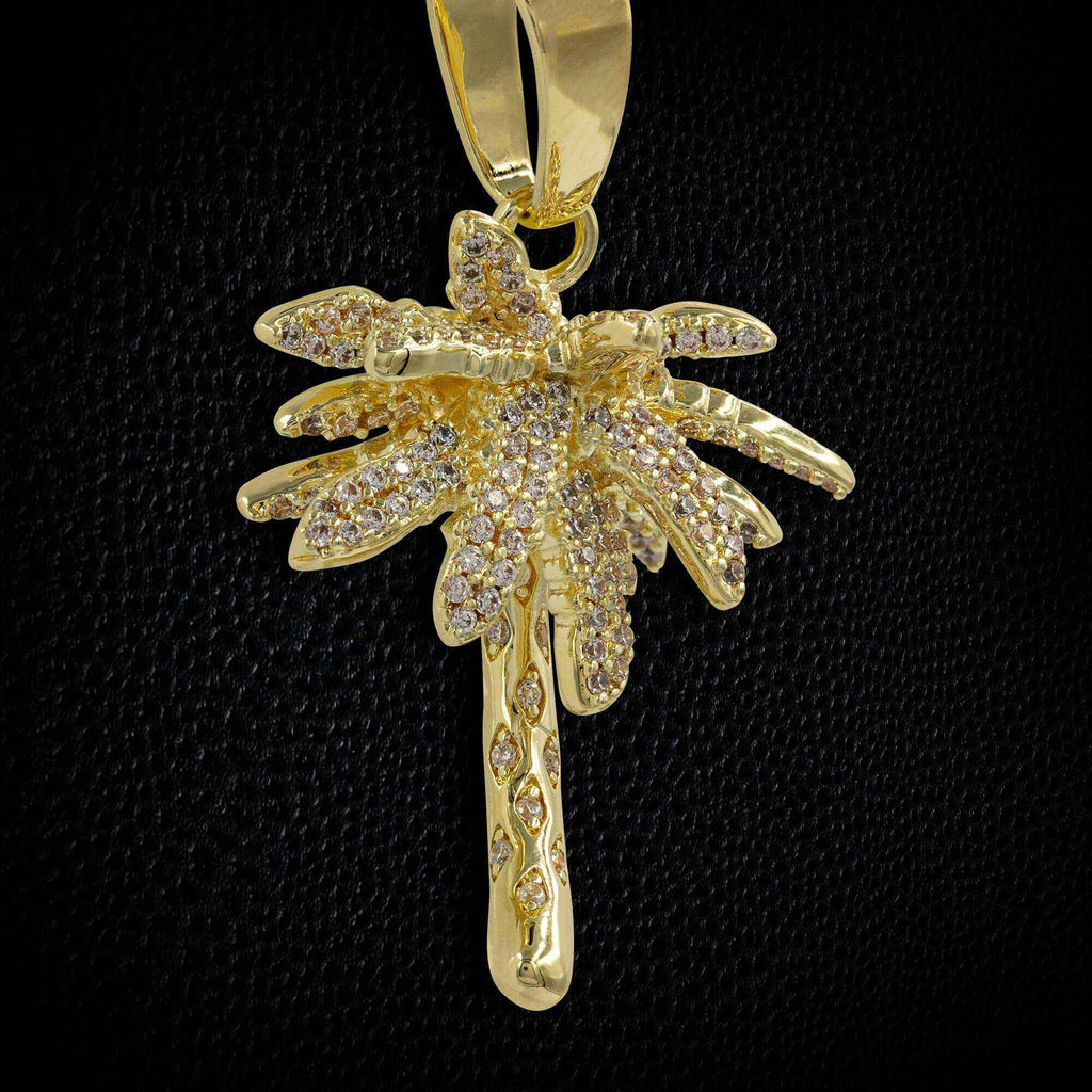 GLD Men Iced Palm Tree