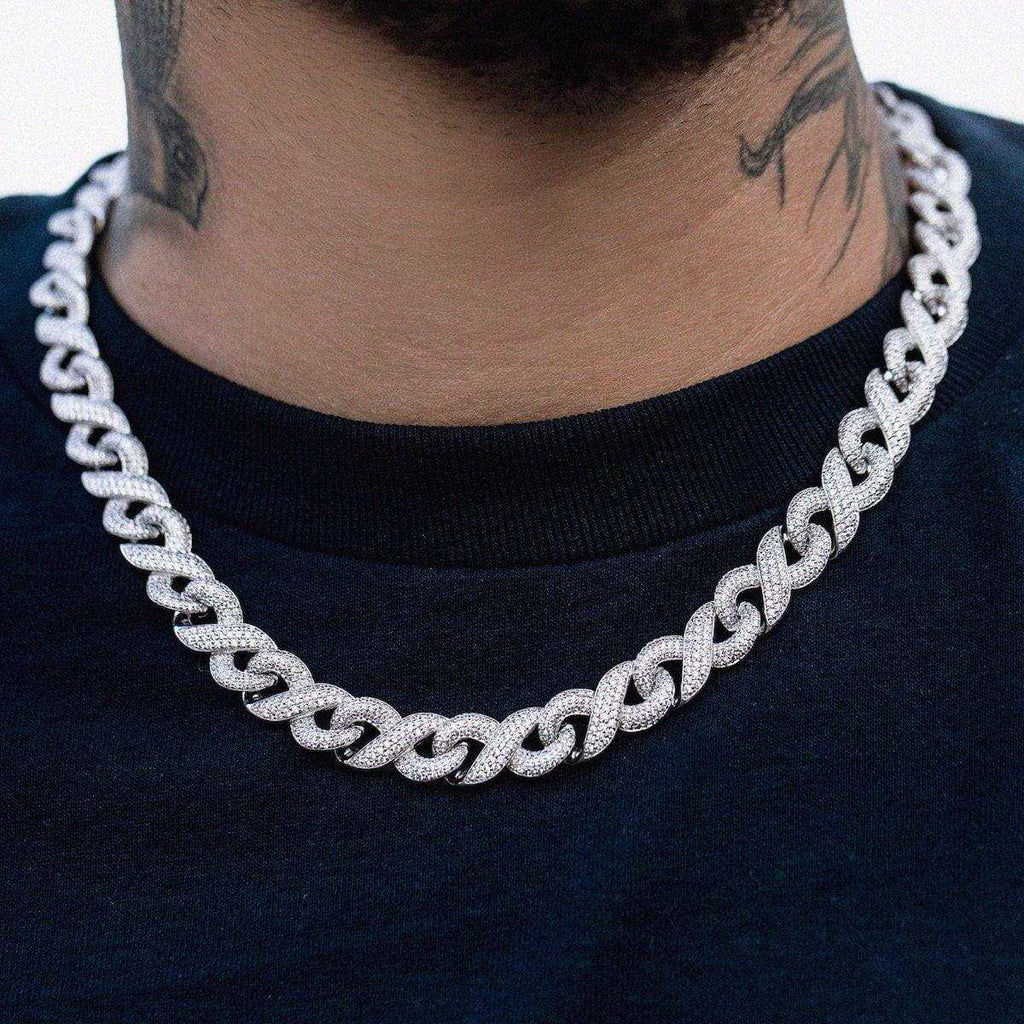 GLD PROMO Infinity Chain in White Gold