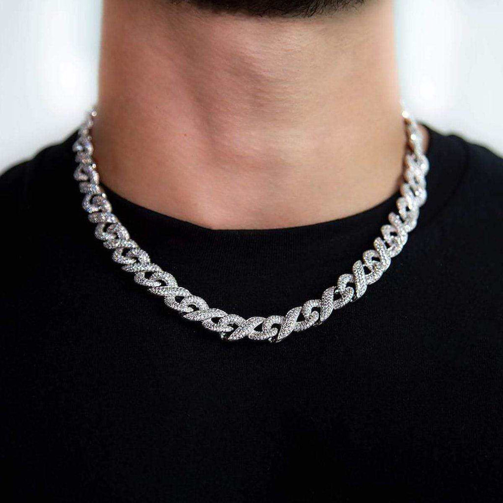 GLD PROMO Infinity Chain in White Gold