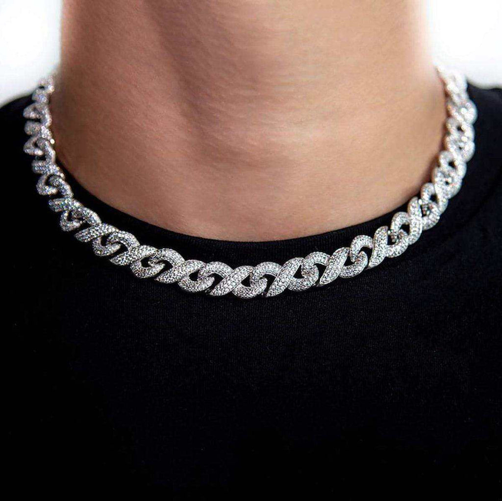 GLD PROMO Infinity Chain in White Gold