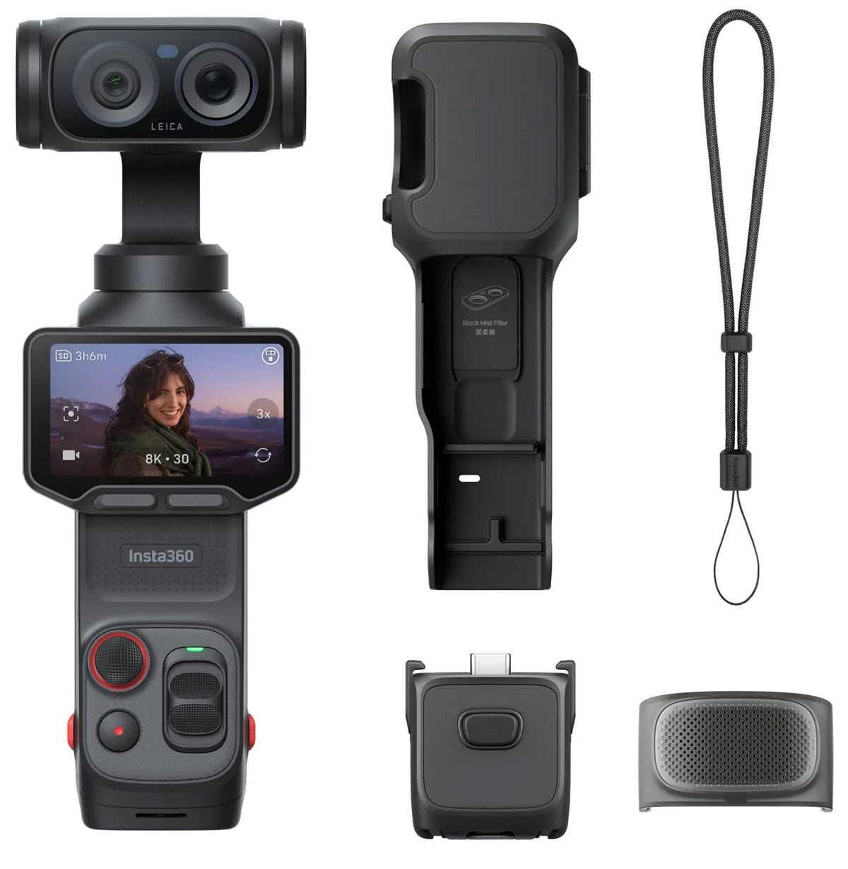 Insta360 Luna Ultra Action Camera Standard Bundle in Cosmic Black - CINSABTA-LUNA01 - image 1